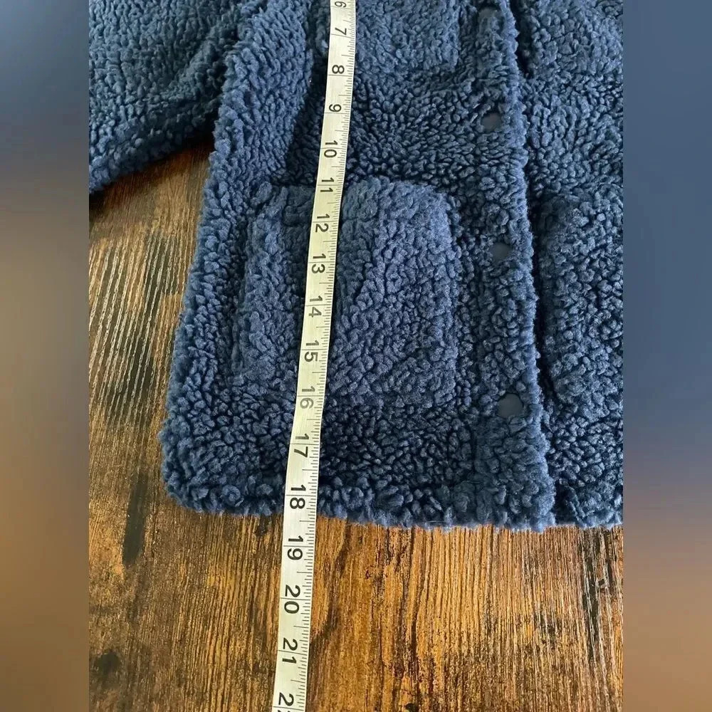 J.Crew Girls' shirt-jacket in sherpa - Picture 7 of 15